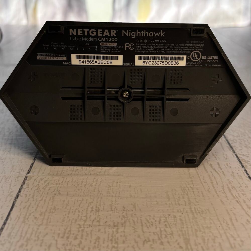 Netgear Nighthawk CM1200 Multi-Gig DOCSIS 3.1 Cable Modem - Picture 11 of 16